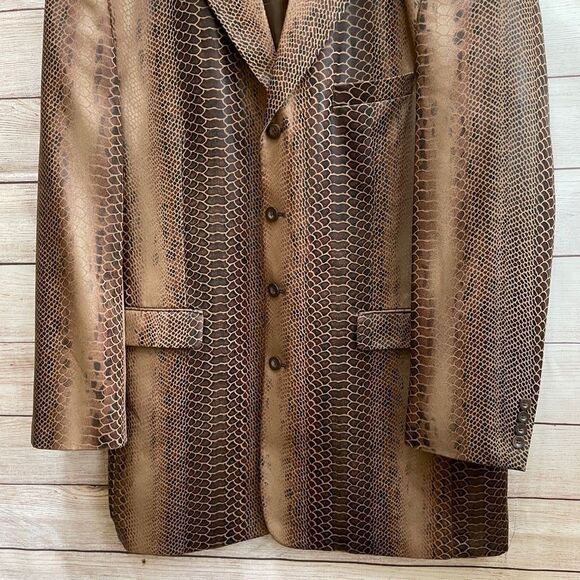 FALCONE BLAZER IN SNAKESKIN PRINT - Picture 3 of 11